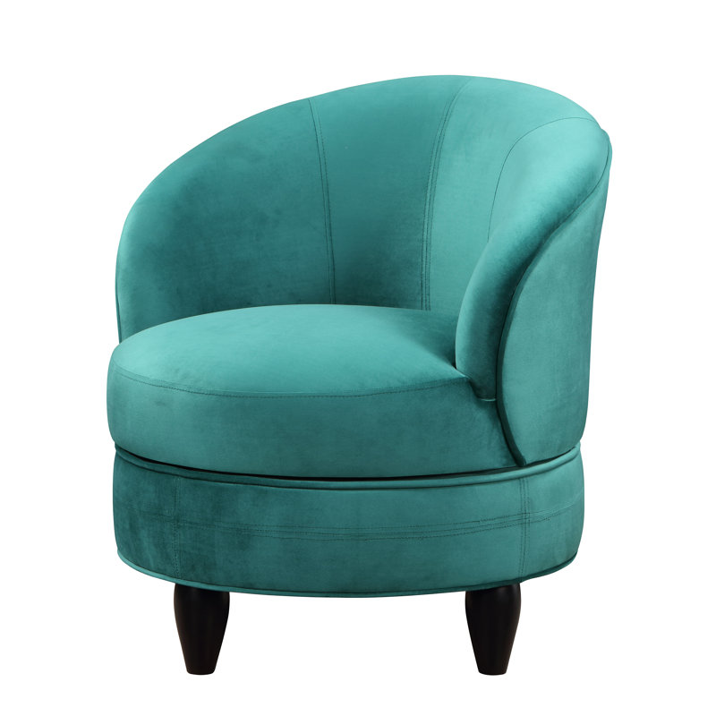Willa Arlo Interiors Chorley Upholstered Swivel Barrel Chair & Reviews
